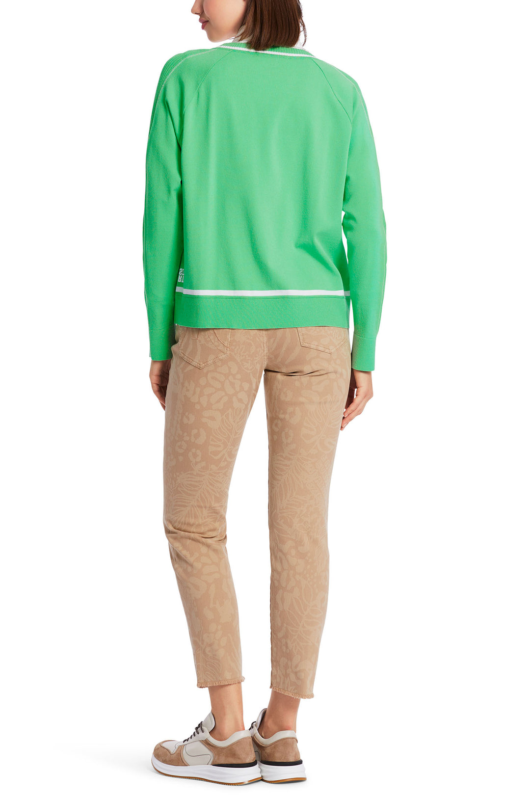 Marc Cain Sports WS 41.05 M09 543 New Neon Green Jumper - Olivia Grace Fashion