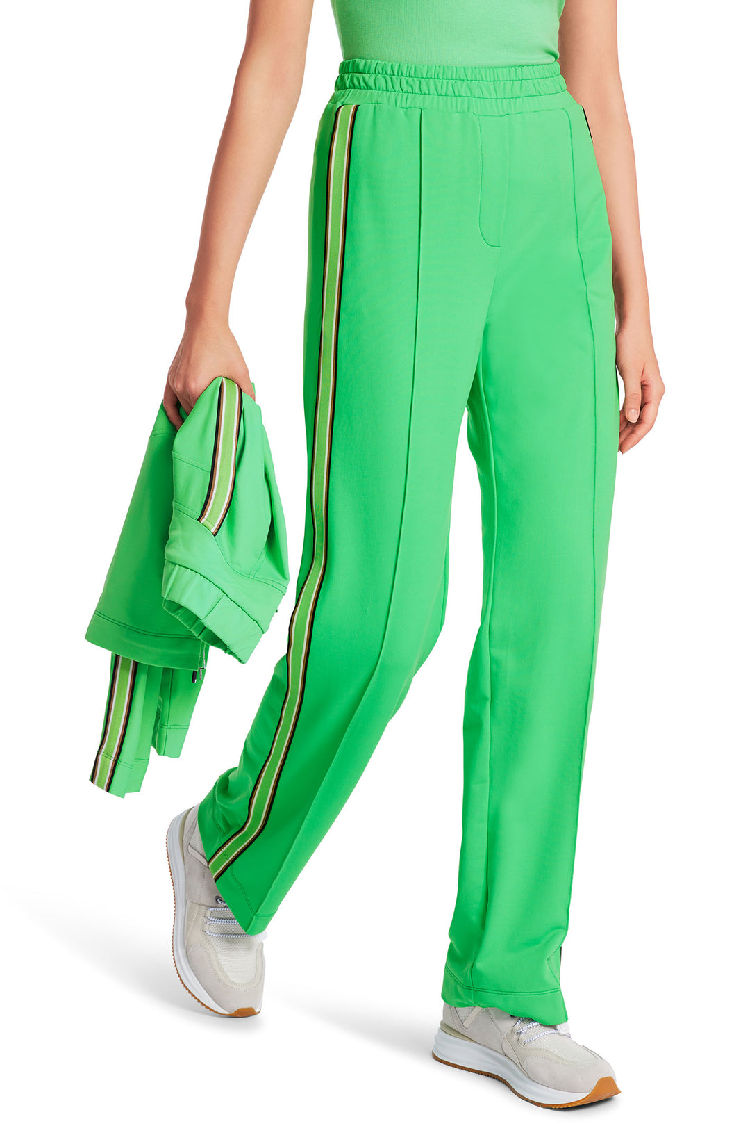 Marc Cain Sports WS 81.43 J51 543 New Neon Green Welby Trousers - Olivia Grace Fashion