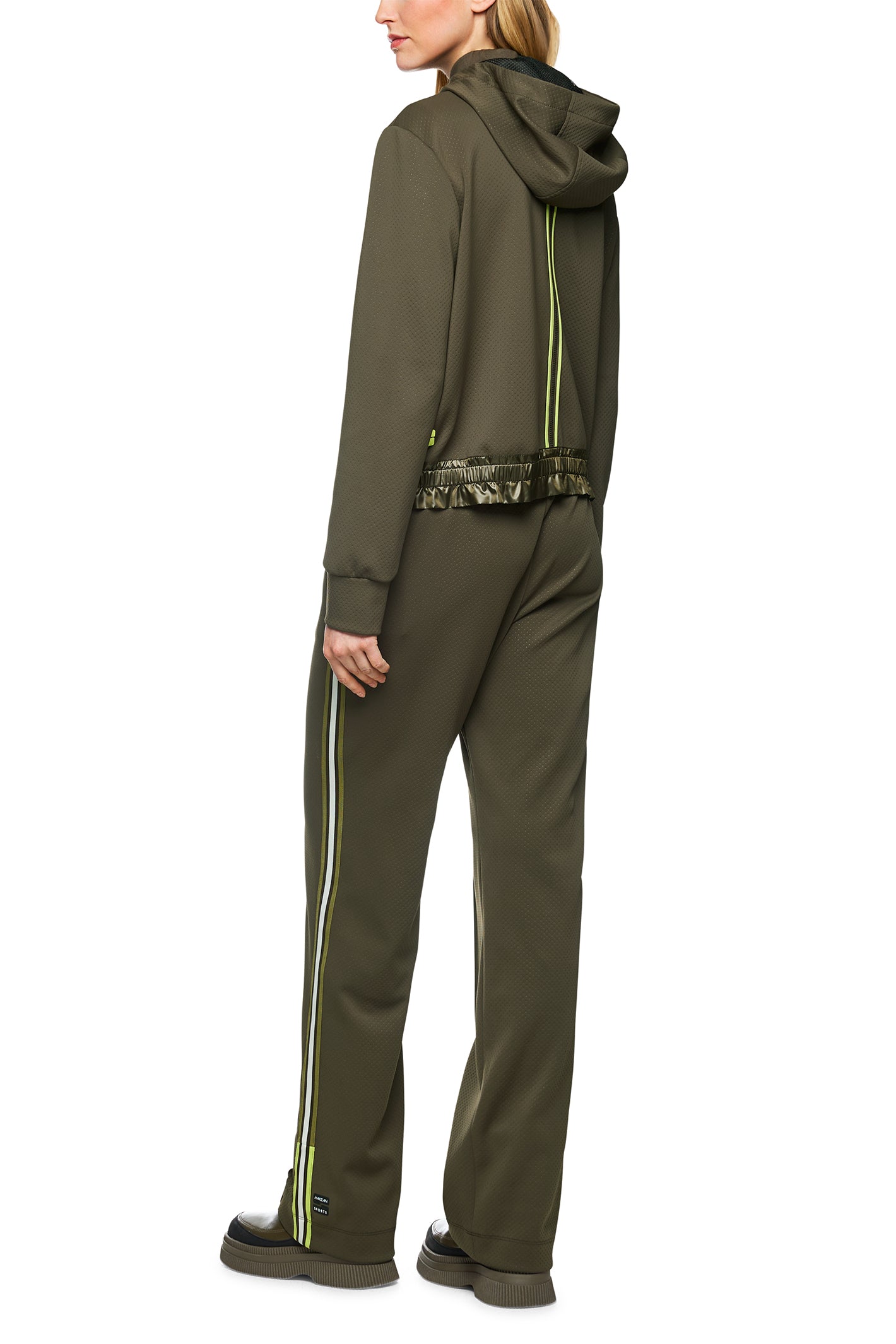 Marc Cain Sports ZS 31.08 J18 Olive Drab Hooded Jacket 595