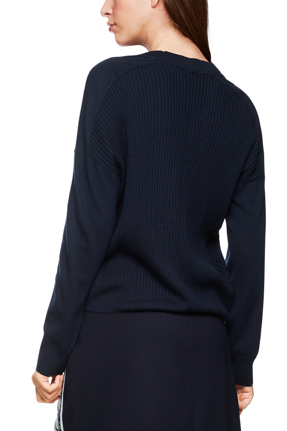 Marc Cain Sports ZS 41.02 M80 Navy Jumper 394 - Olivia Grace Fashion