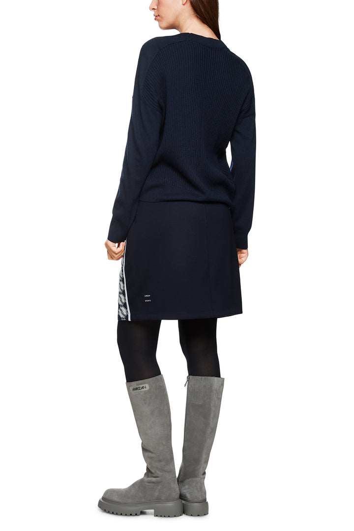 Marc Cain Sports ZS 41.02 M80 Navy Jumper 394 - Olivia Grace Fashion