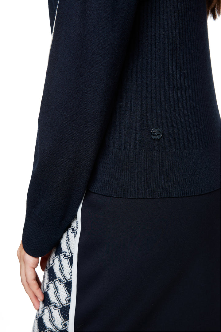 Marc Cain Sports ZS 41.02 M80 Navy Jumper 394 - Olivia Grace Fashion