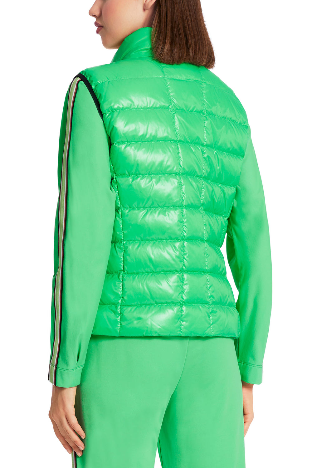 Marc Cain WS 37.01 W02 Green Padded Gilet - Olivia Grace Fashion