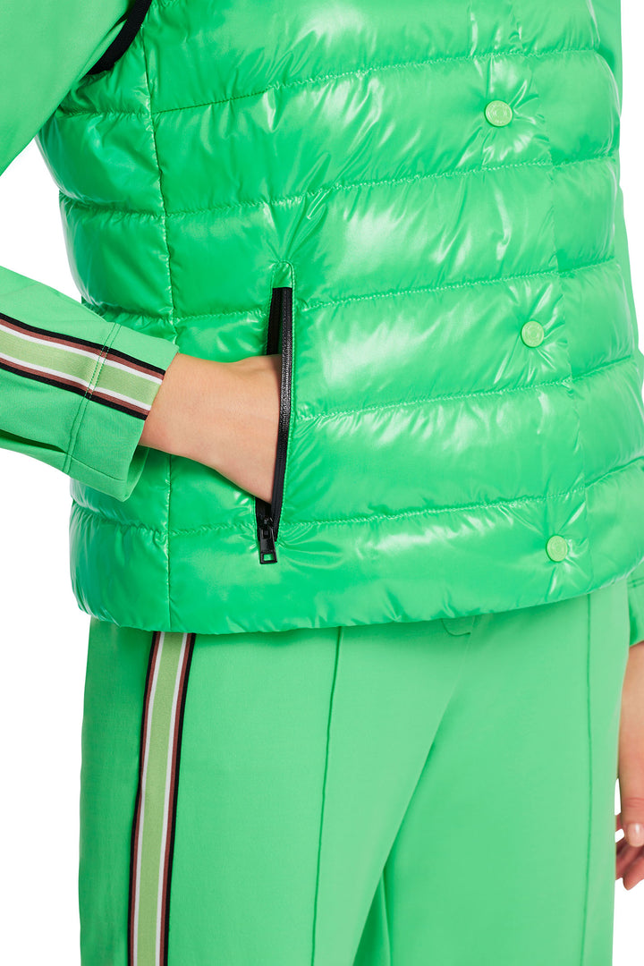 Marc Cain WS 37.01 W02 Green Padded Gilet - Olivia Grace Fashion