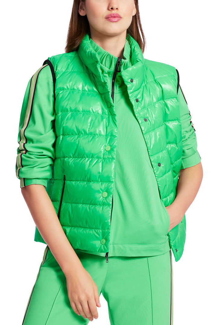 Marc Cain WS 37.01 W02 Green Padded Gilet - Olivia Grace Fashion