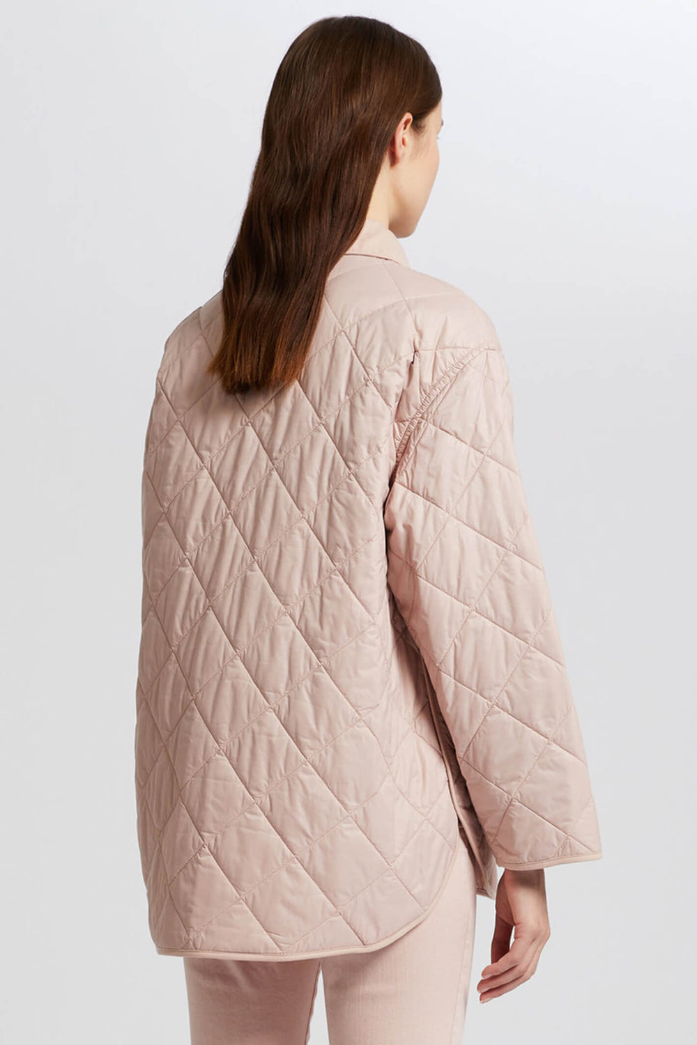 Marella Addurre 2334860239200 Nude Quilted Jacket - Olivia Grace Fashion