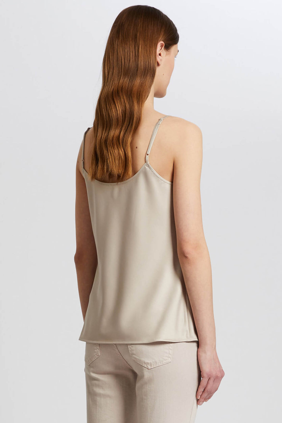 Marella Bengala 2331660139200 Natural Beige Camisole Top - Olivia Grace Fashion