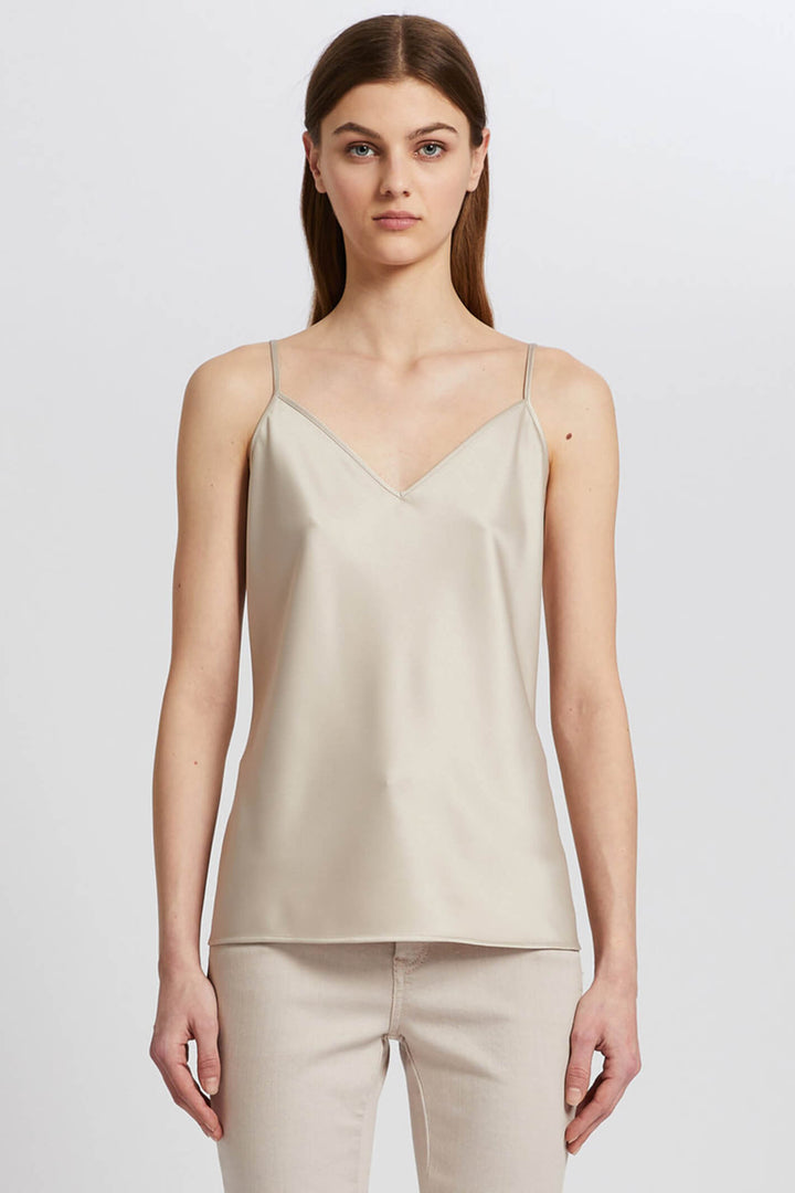 Marella Bengala 2331660139200 Natural Beige Camisole Top - Olivia Grace Fashion