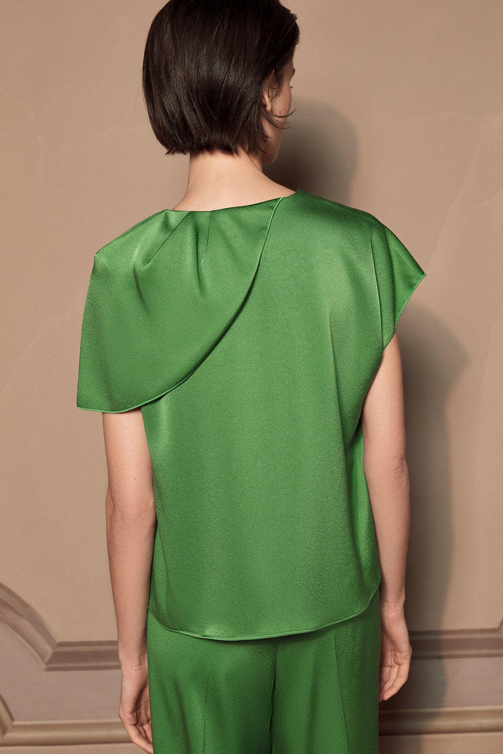 Marella Guelfo 2331160138200 Green Grass Blouse - Olivia Grace Fashion
