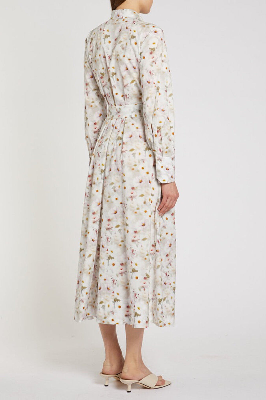 Marella MLLFORMICA White Print Cotton Dress 2613221161200