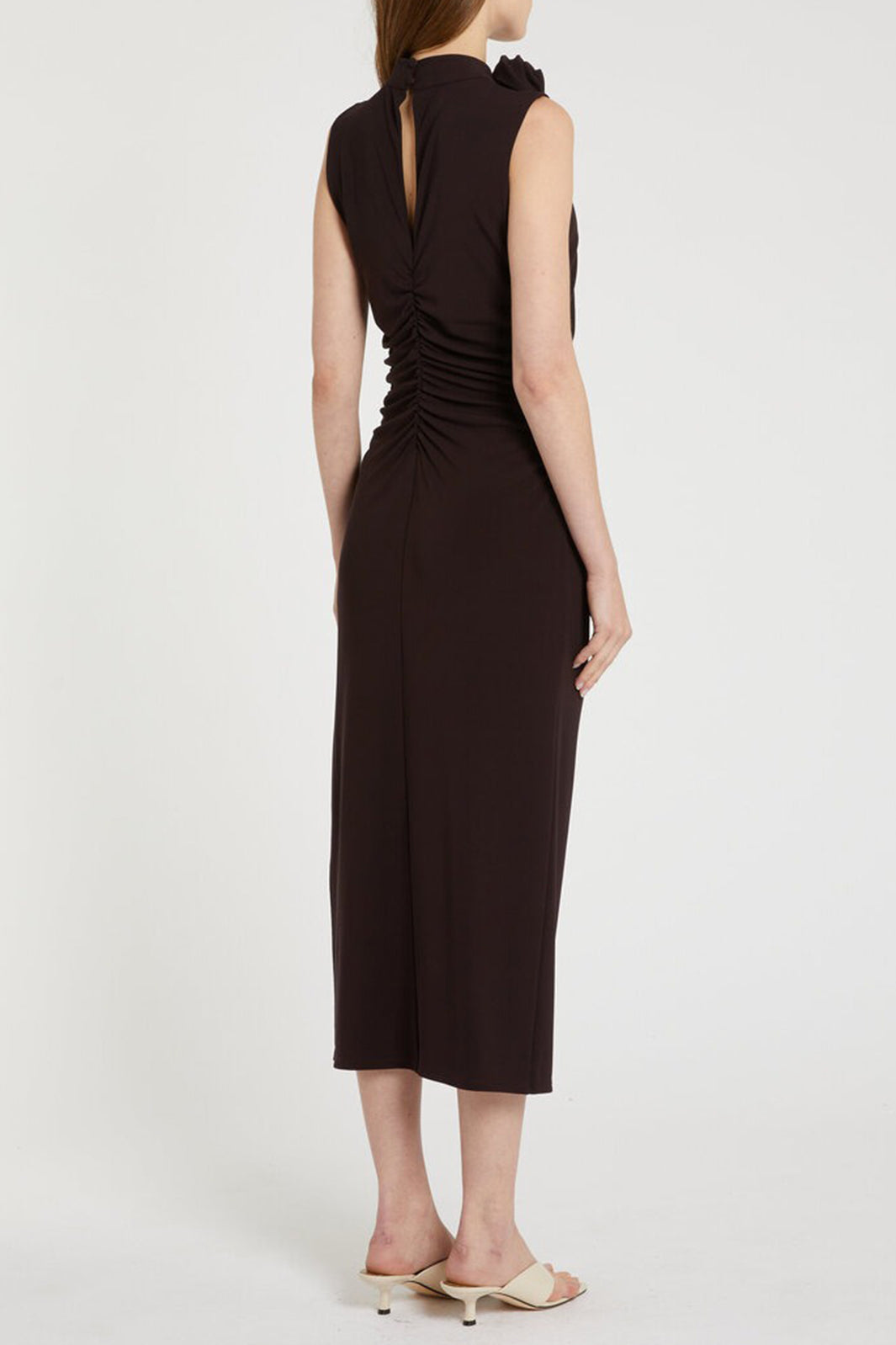 Marella MLLMIRRA Dark Violet Sleeveless Jersey Dress 2613621021200