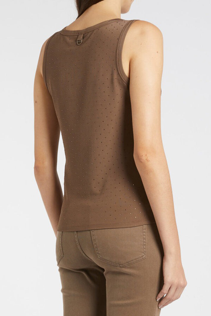 Marella MLMORATA 2613941015200 Brown Vest Top