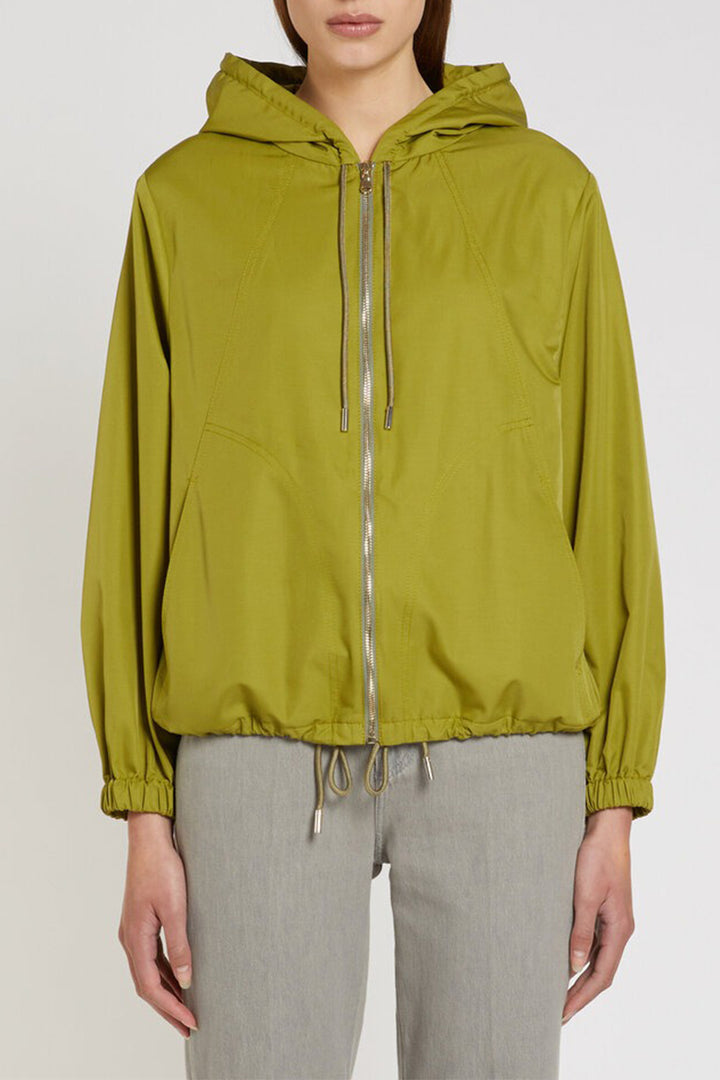 Marella MLSZUCCA Green Hooded Raincoat 2613021014200