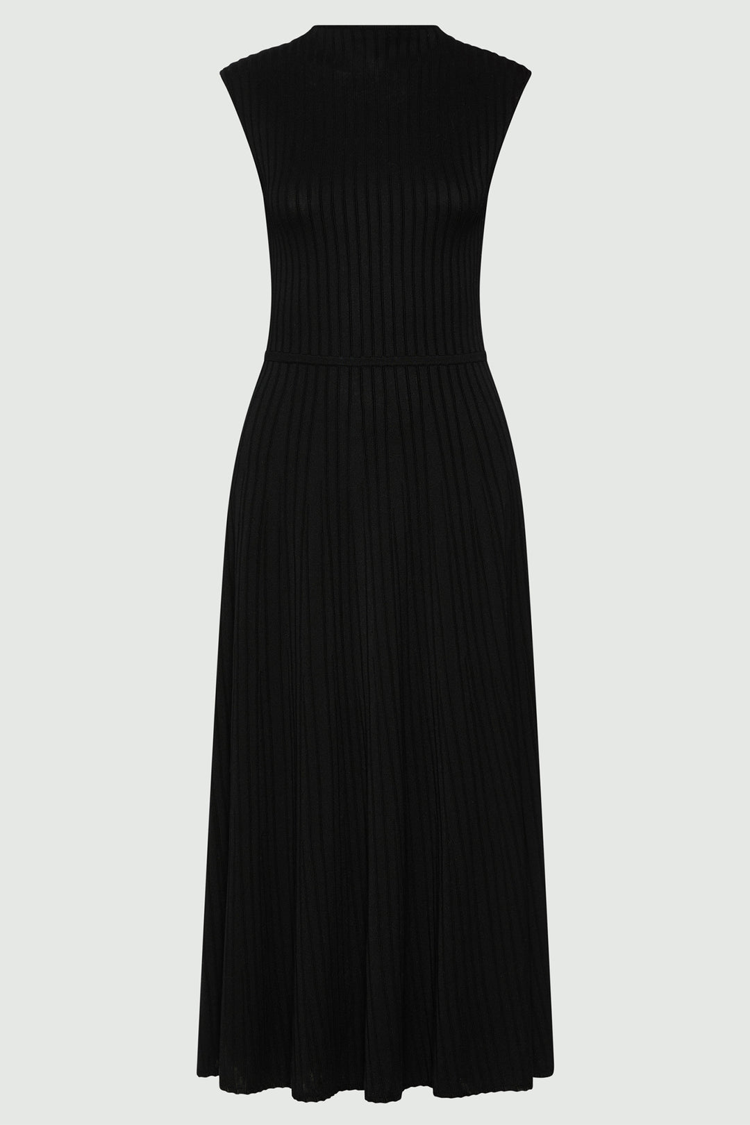 Marella Sport MLSTARSIO Black Silk Touch Knitted Dress