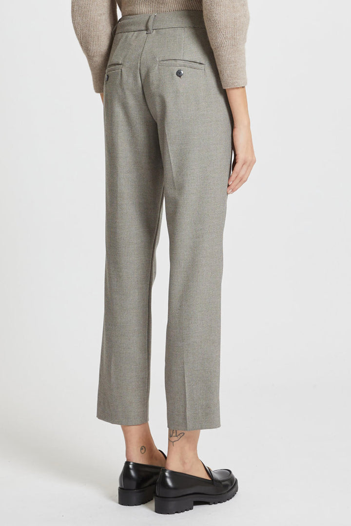 Marella Timoteo 2331360637200 Grey Check Trousers - Olivia Grace Fashion