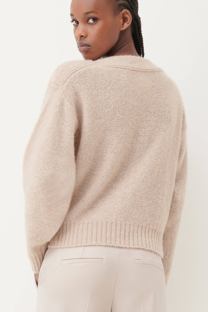 Marella Uragano 2333661739200 Natural Beige Boat Neck Jumper - Olivia Grace Fashion