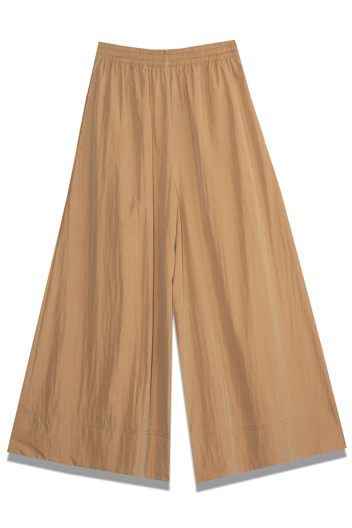 Milla 1151077 Gold Wide Leg Elasticated Waist Trousers