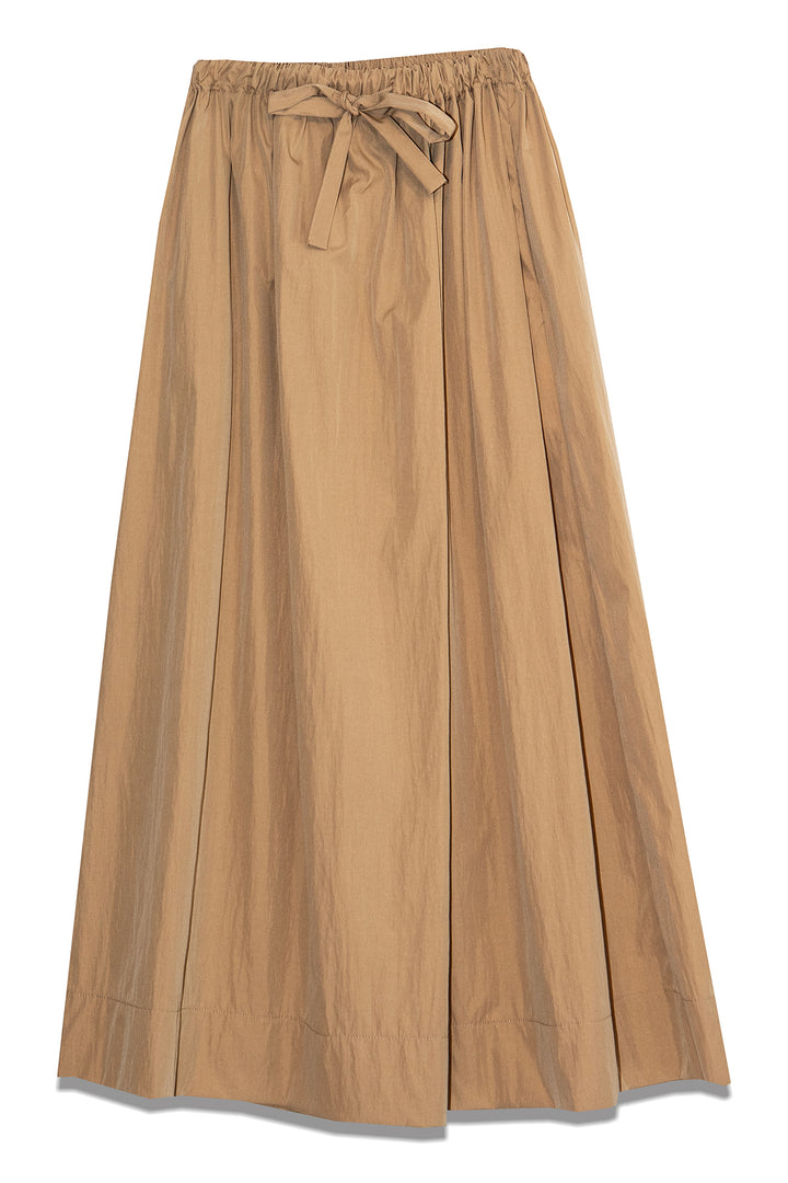 Milla 1152004 Gold Long Drawstring Skirt