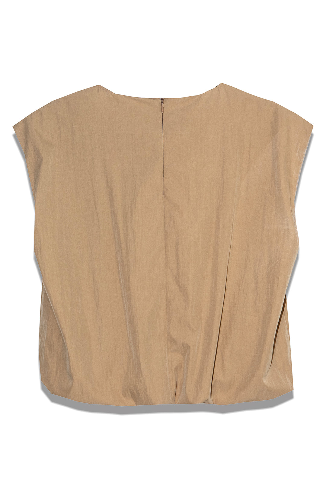 Milla 1154098 Gold Sleeveless Crop Top