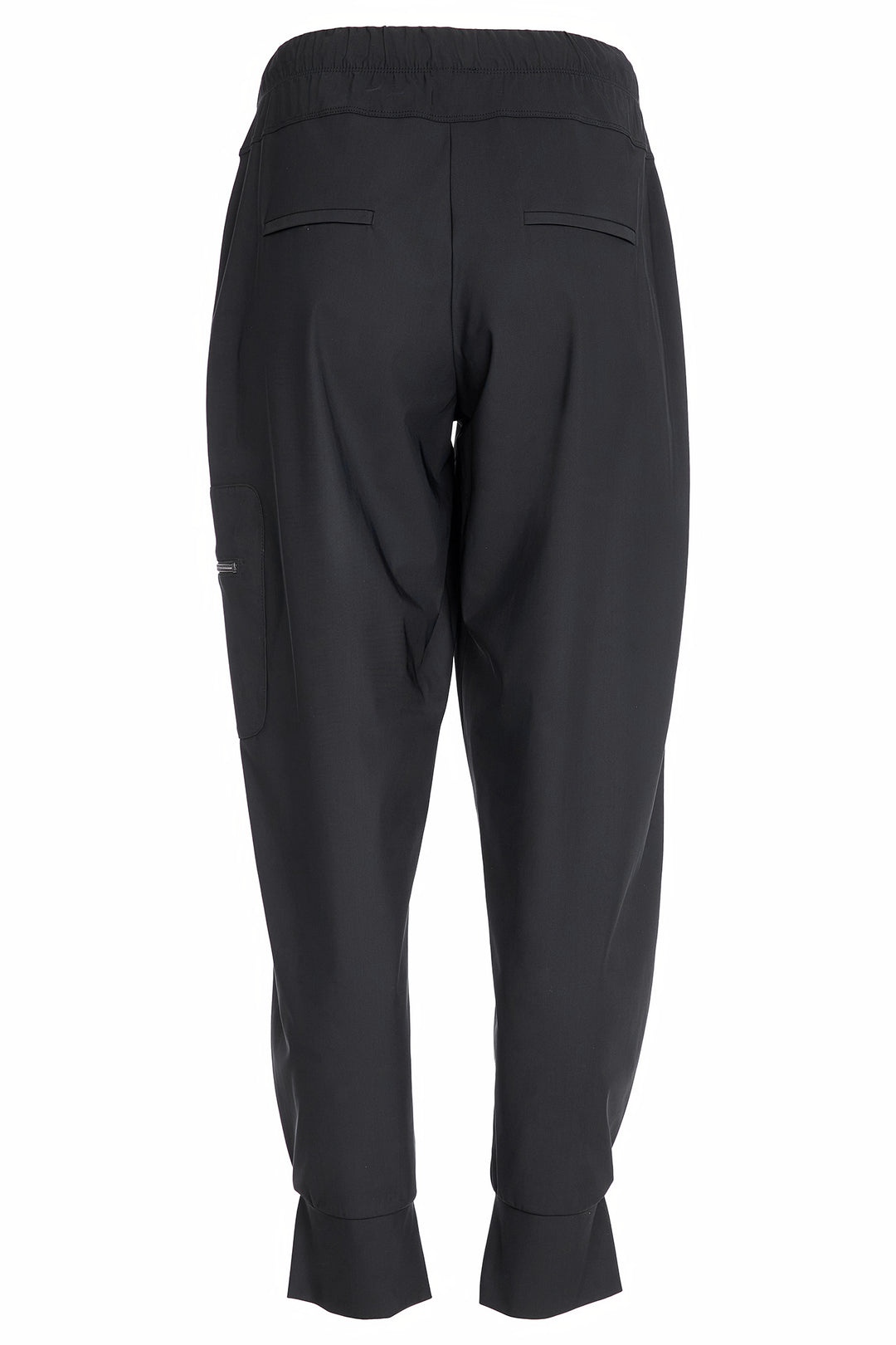 Naya NAW25102 Black Cuff Trousers Wth Zip Detail