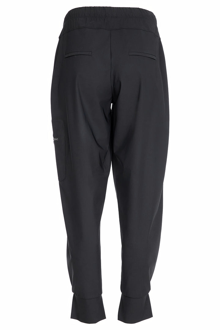 Naya NAW25102 Black Cuff Trousers Wth Zip Detail