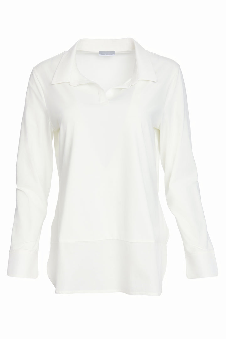 Cream top on a white background