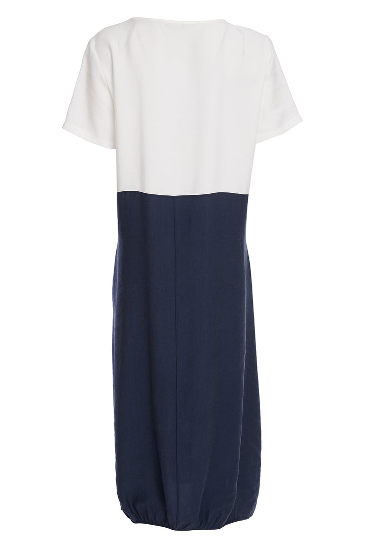 Naya NPA26127 White Eclipse Round Neck Dress