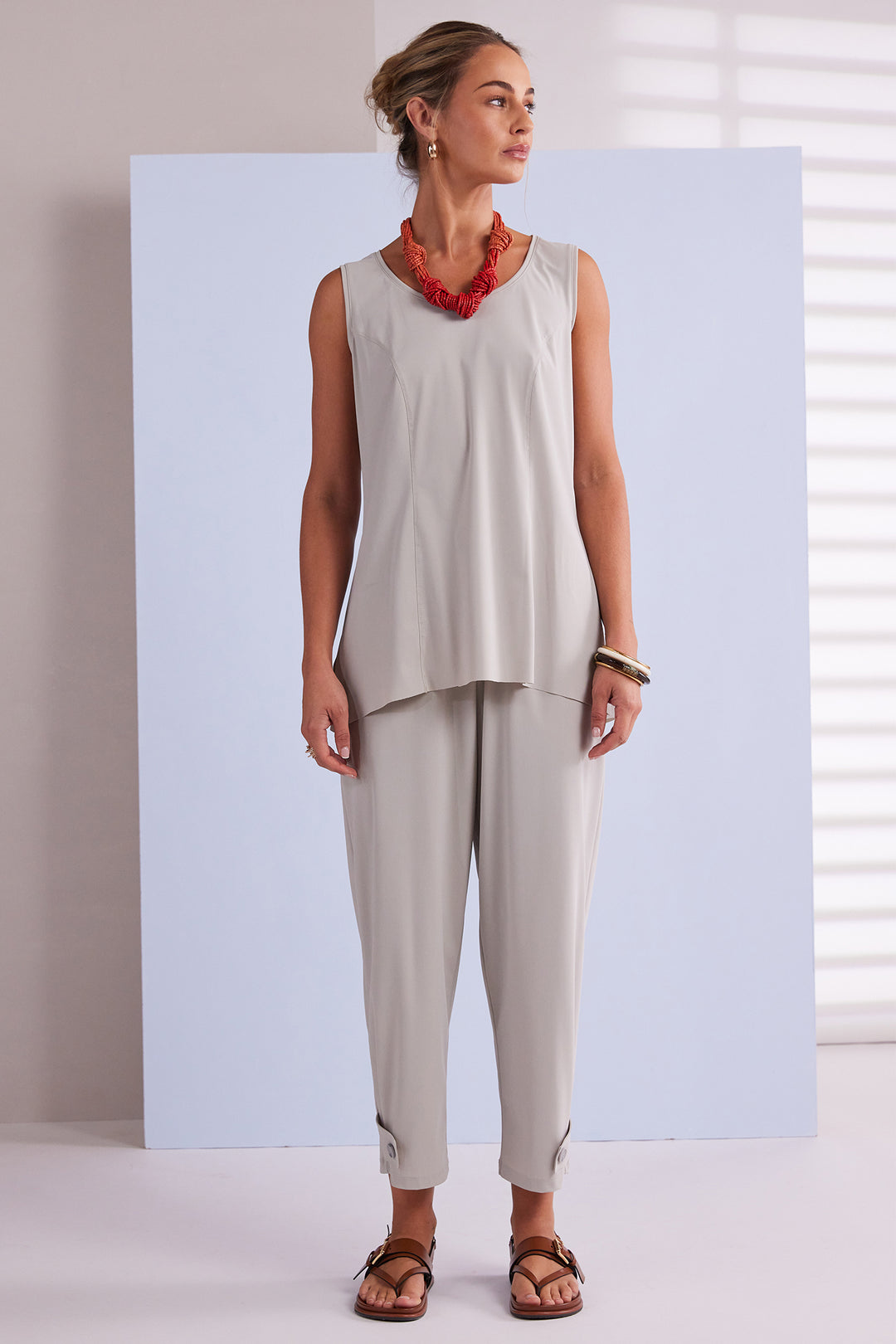 Naya NPA26179 Ash Slim Leg Trousers