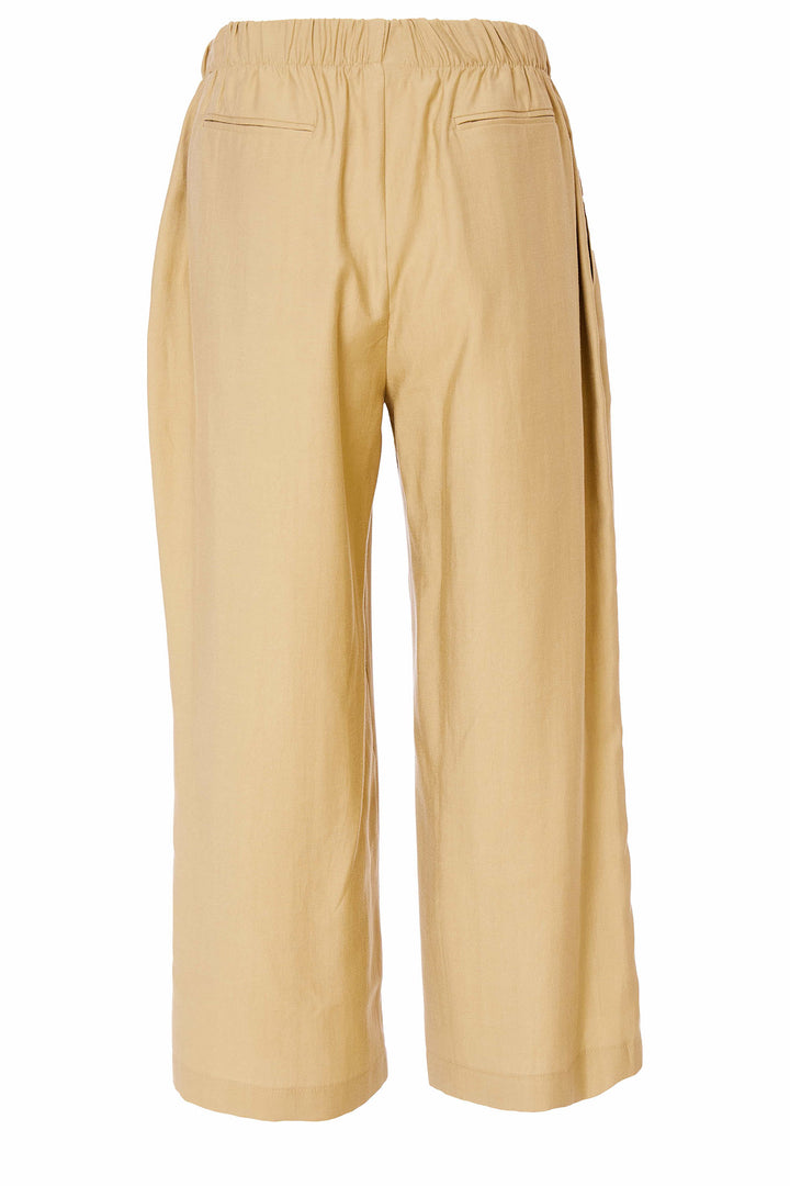 Naya Trousers Sand Brown Pull-On NAS25243 73 - Olivia Grace Fashion