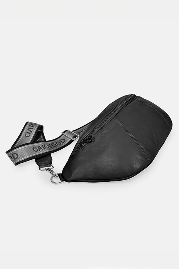 Oakwood 64575 Murillo 0501 Black Leather Shoulder Bag - Olivia Grace Fashion