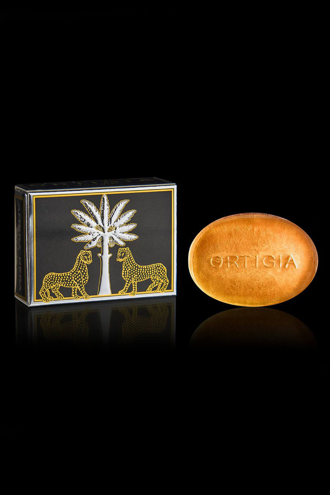 Ortigia Sicilia Ambra Nera Single Glycerine Soap 40g - Olivia Grace Fashion