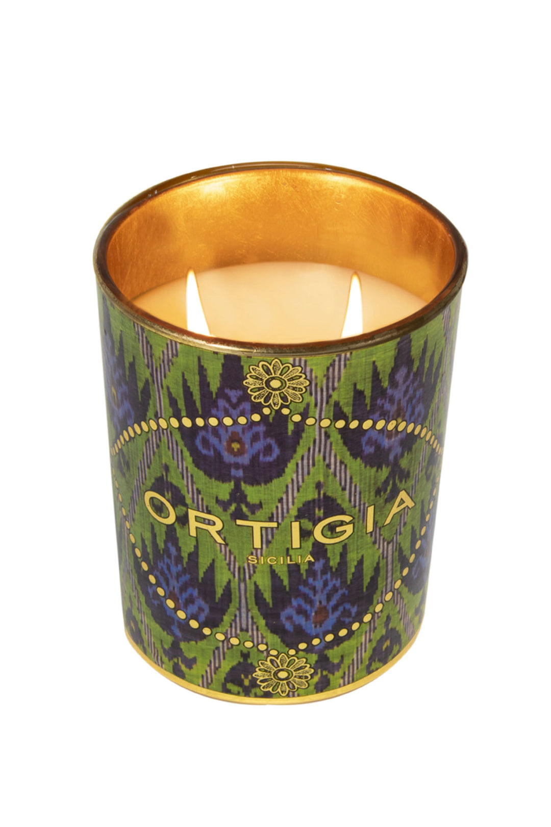 Ortigia Sicilia Bergamotto Decorated Candle Medium - Olivia Grace Fashion