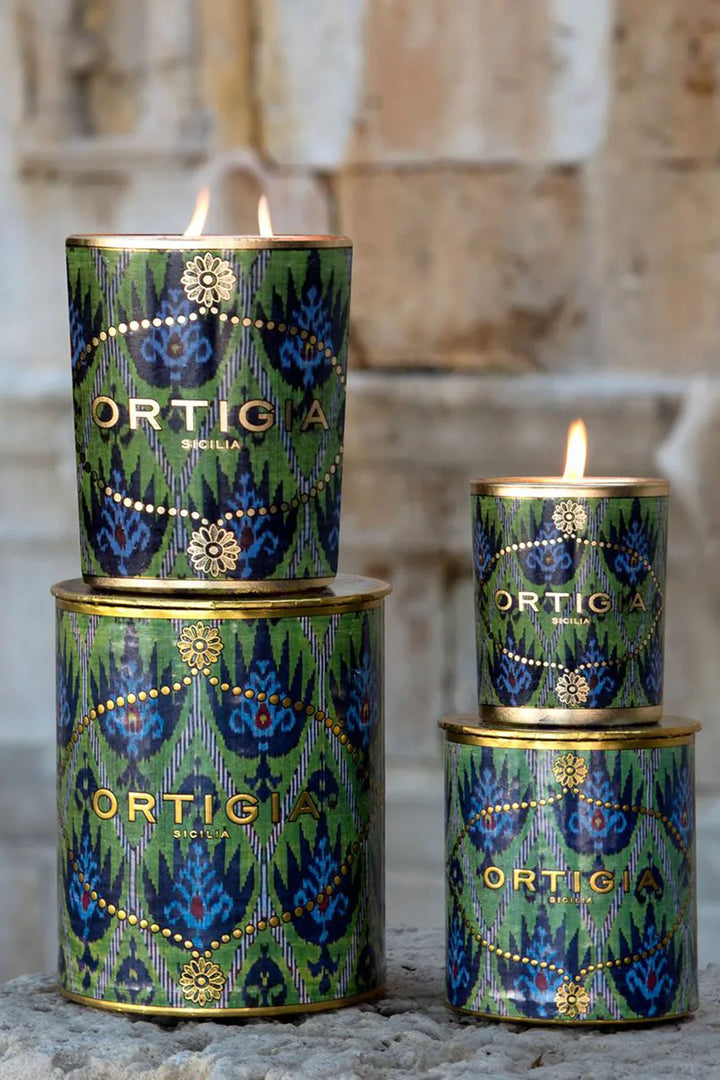 Ortigia Sicilia Bergamotto Decorated Candle Small - Olivia Grace Fashion