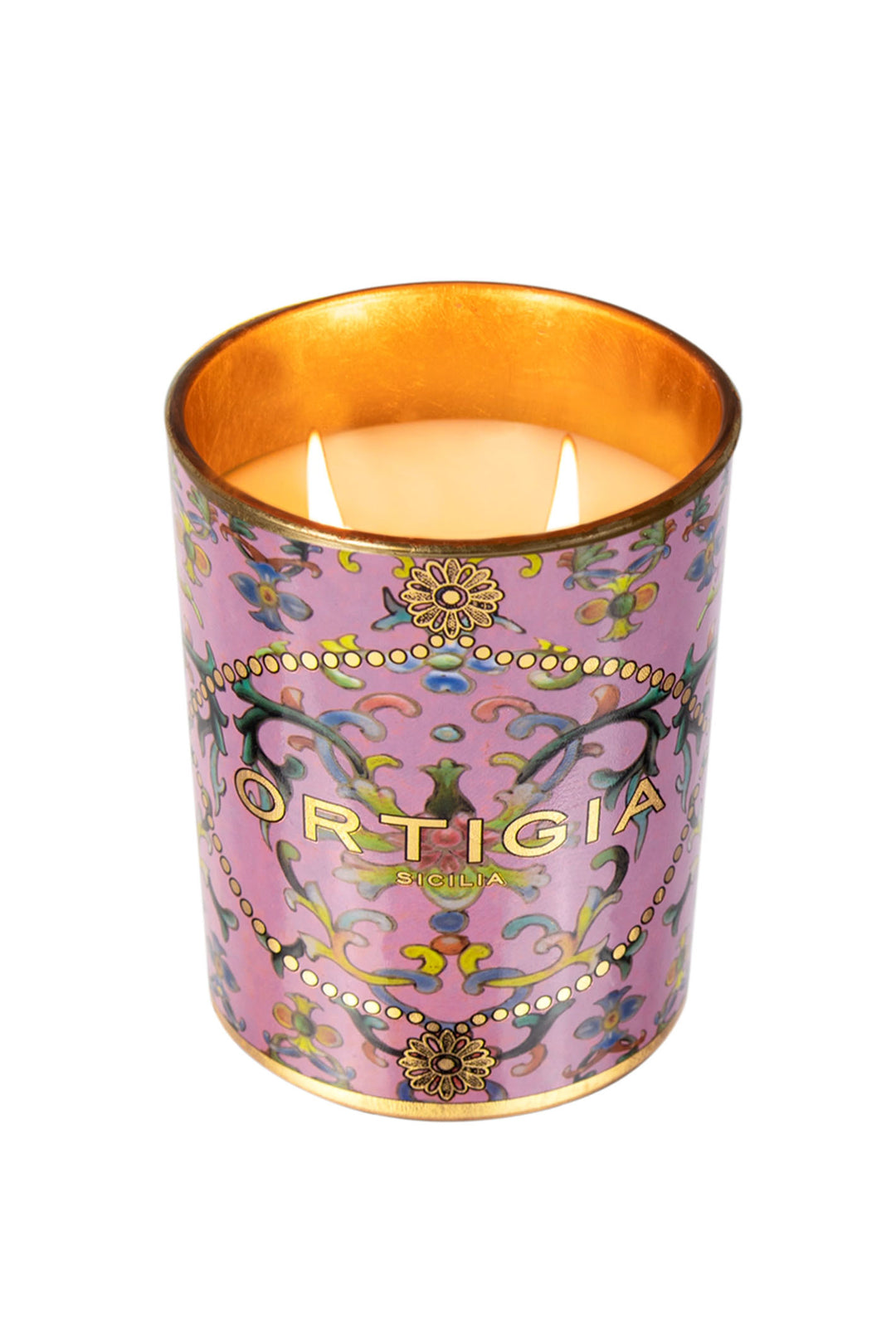 Ortigia Sicilia Medium Aragona Perfume Decorated Candle - Olivia Grace Fashion