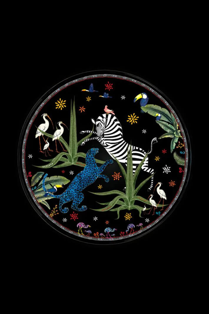 Ortigia Sicilia Round Jungle Tray - Olivia Grace Fashion