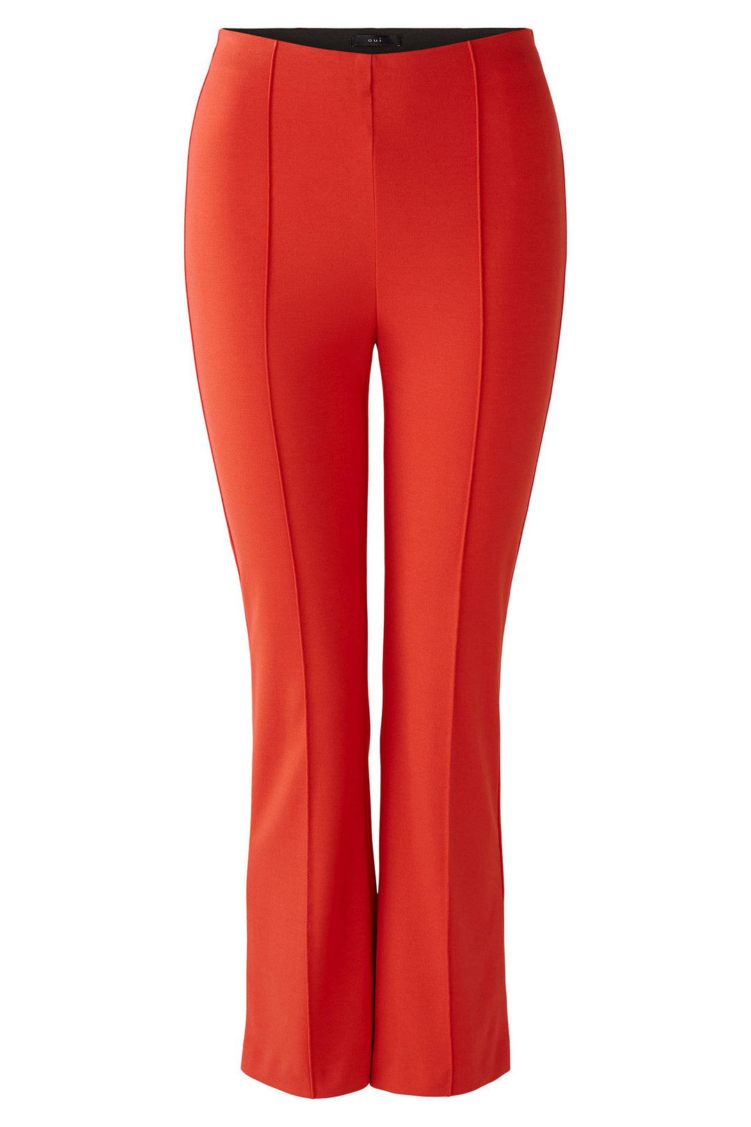 Oui 85724 Aura Orange Jersey Trousers - Olivia Grace Fashion