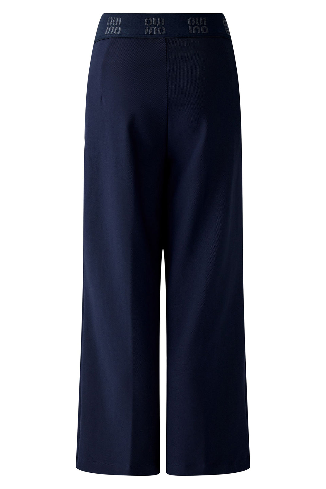 Oui 86917 Pull-On Culotte Trousers Dark Blue 5742 - Olivia Grace Fashion