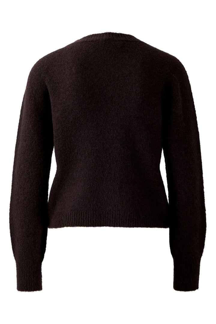 Oui 88295 Ganache Brown Jumper 8978 - Olivia Grace Fashion