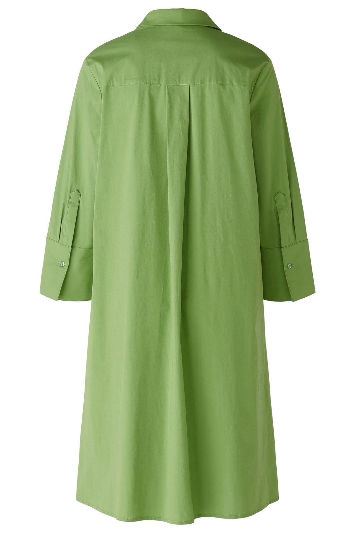 forest green shirt dress Quince Women's Stretch Silk Midi Shirt Dress, Forest Green, Size XS