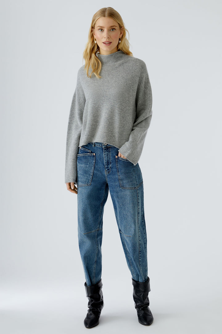 Oui 94340 5400 Blue Denim Barrel Jeans