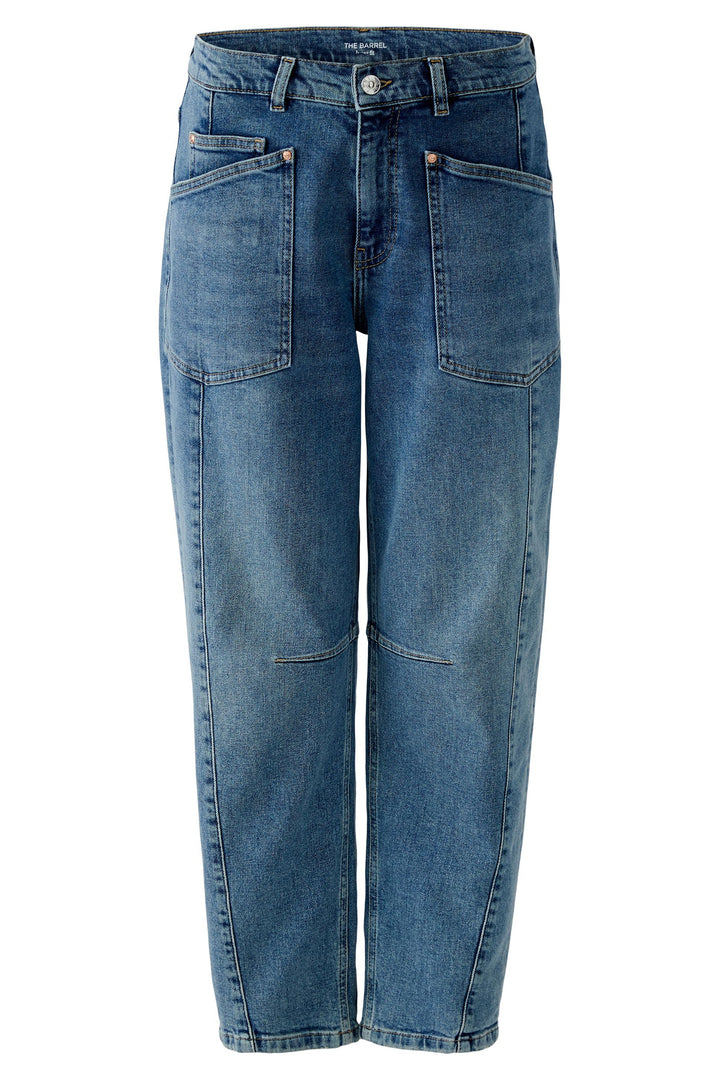 Oui 94340 5400 Blue Denim Barrel Jeans