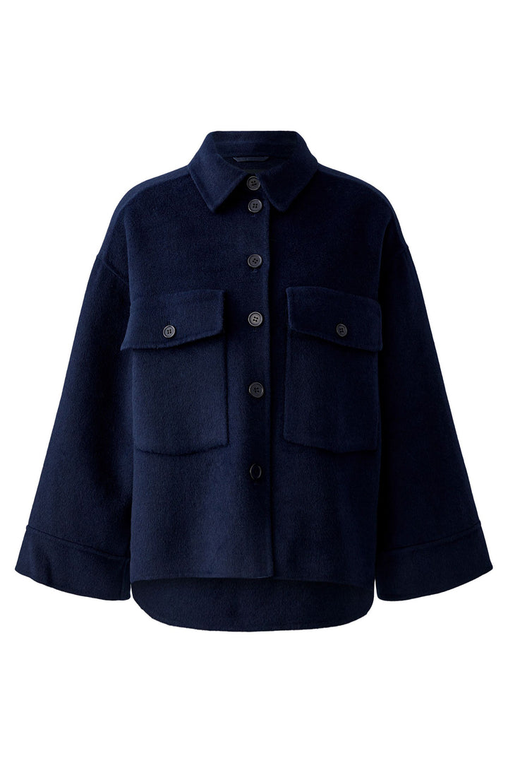 Oui 94478 Dark Blue Shirt Jacket 5742