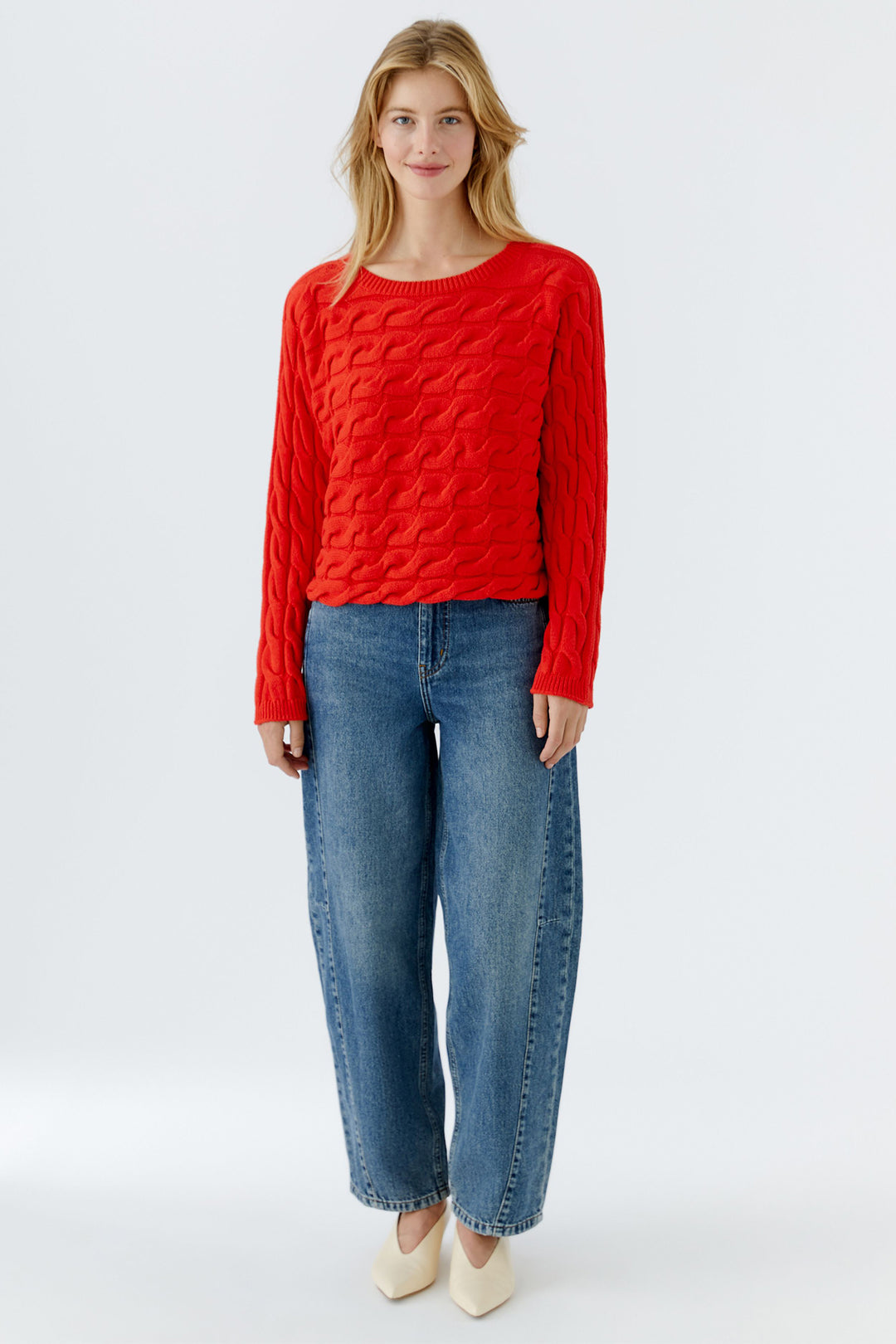 Oui 94609 Sirah Highrisk Red Jumper 3610