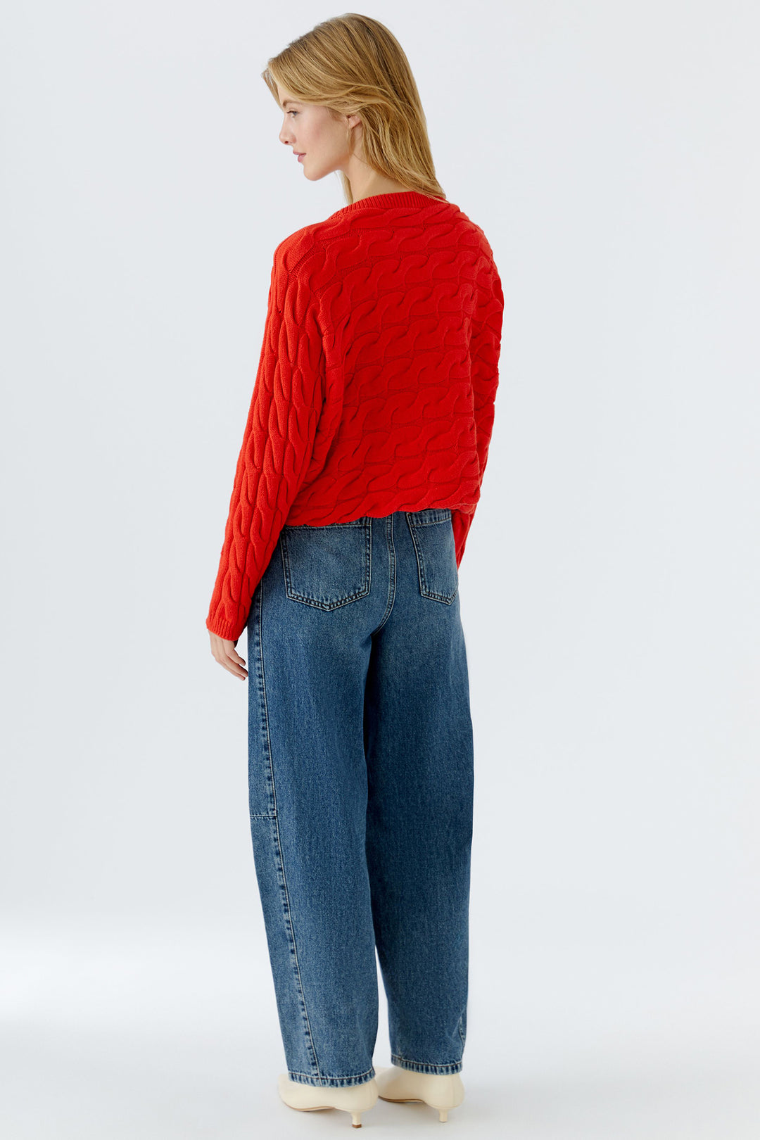 Oui 94609 Sirah Highrisk Red Jumper 3610