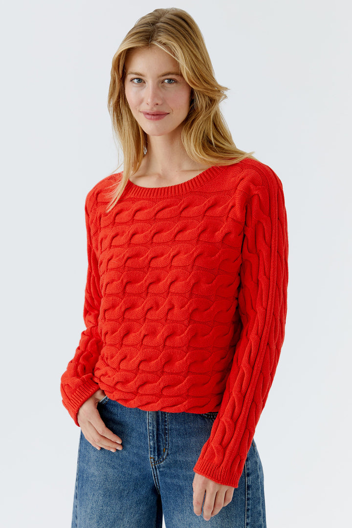 Oui 94609 Sirah Highrisk Red Jumper 3610