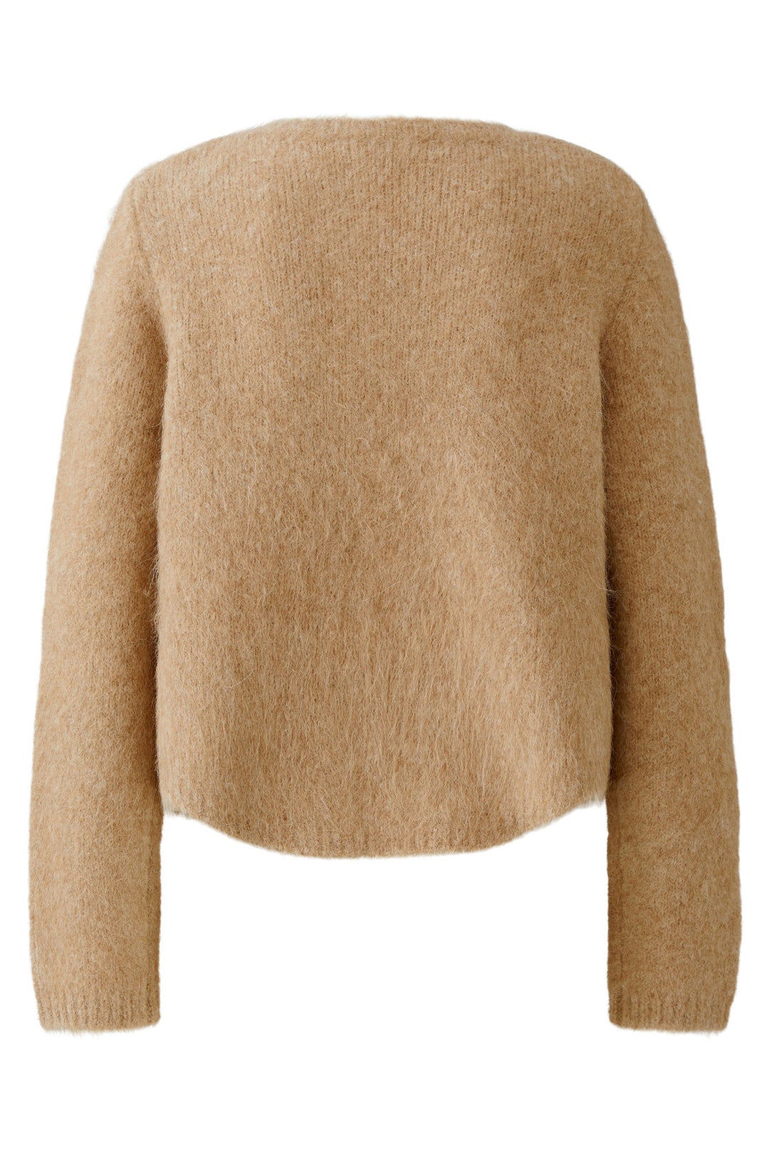 Beige sweater on a white background
