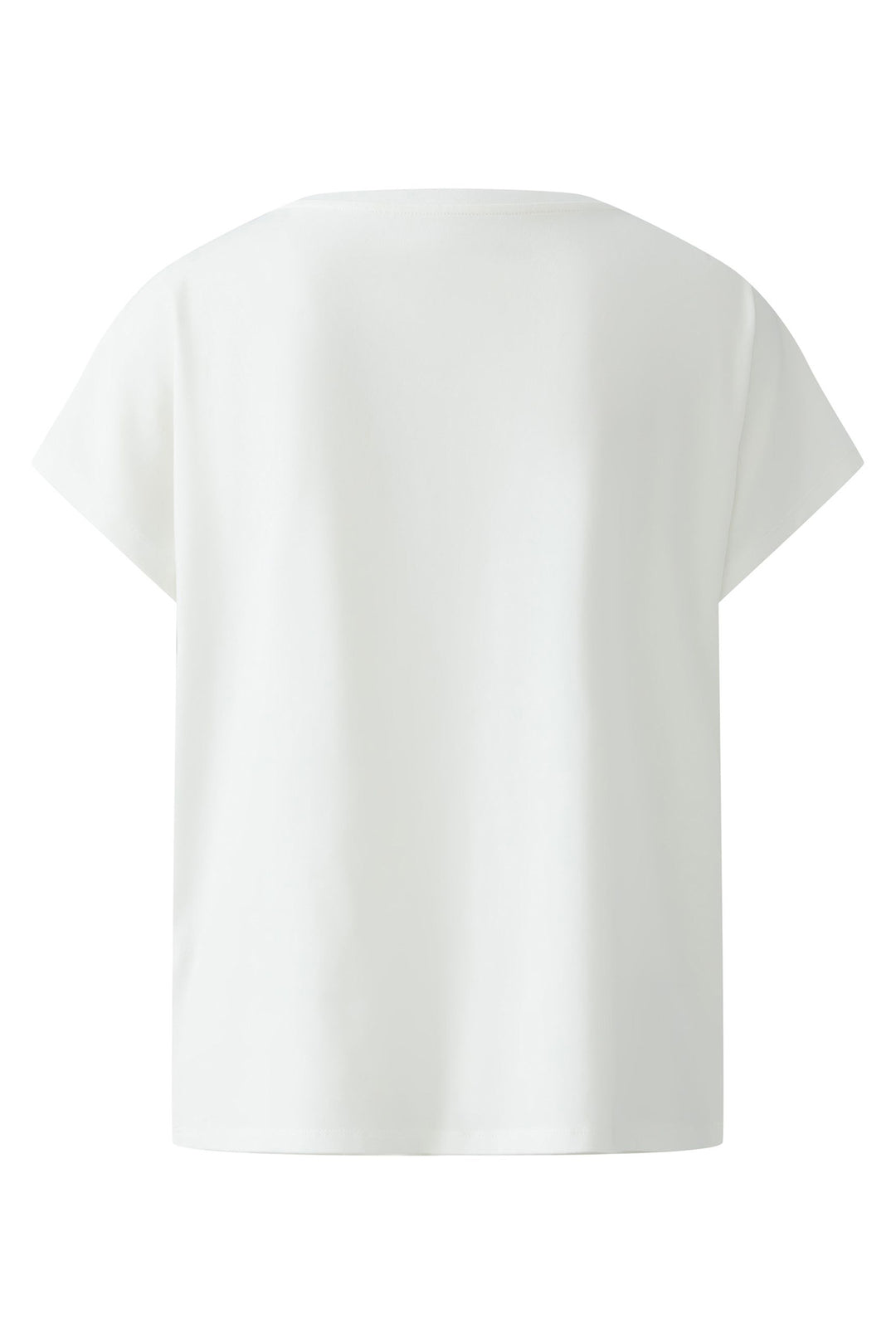 Oui 94930 Cloud Dancer White Yes Motif T-Shirt 1006