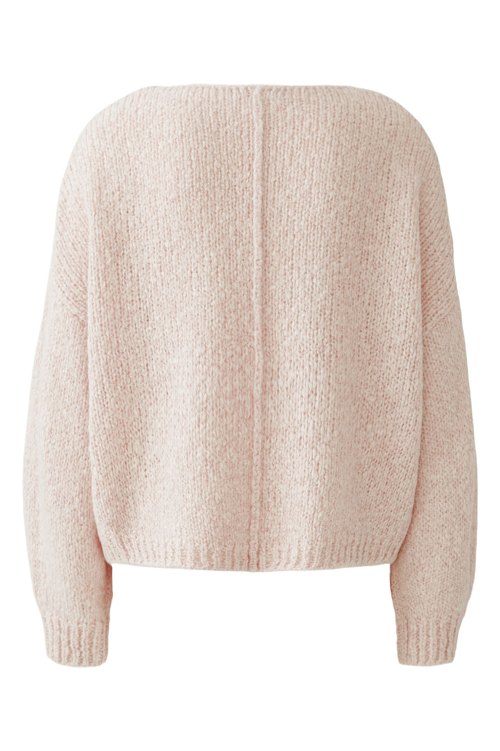 Pink sweater on a white background