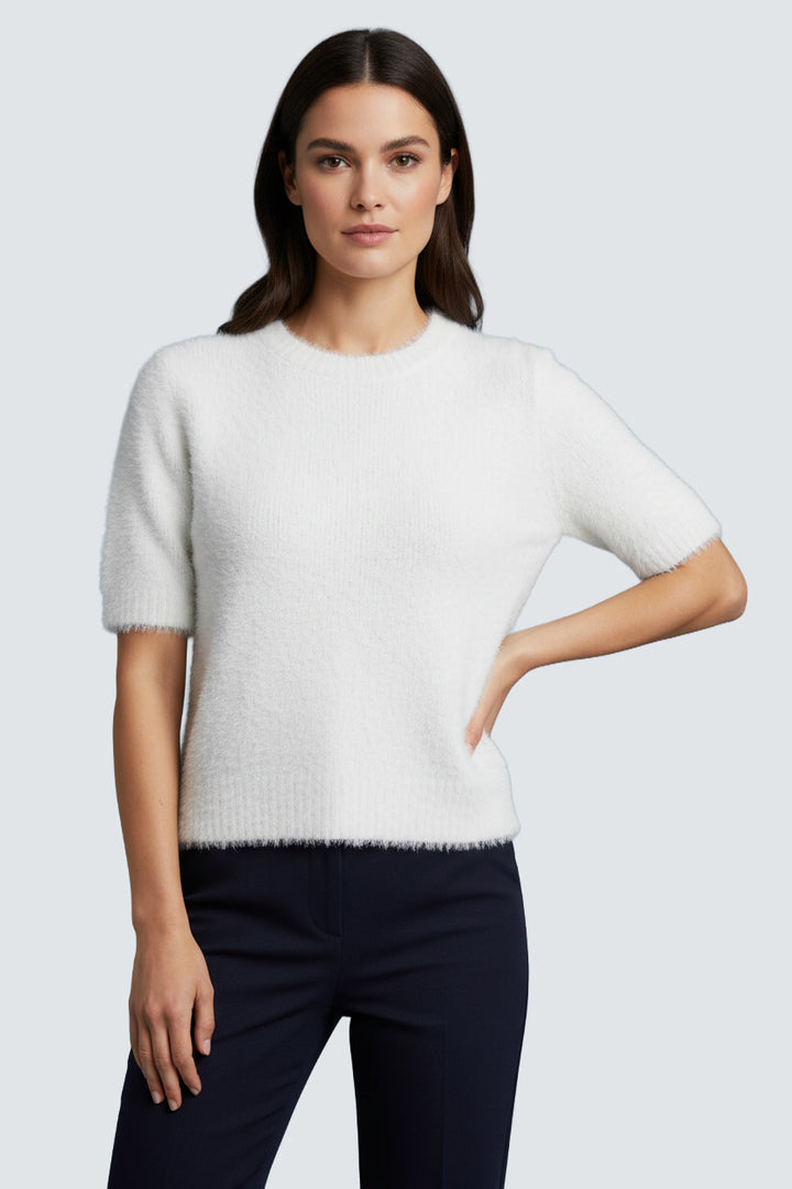 Oui 95970 Gardenia Cream Jumper 1018