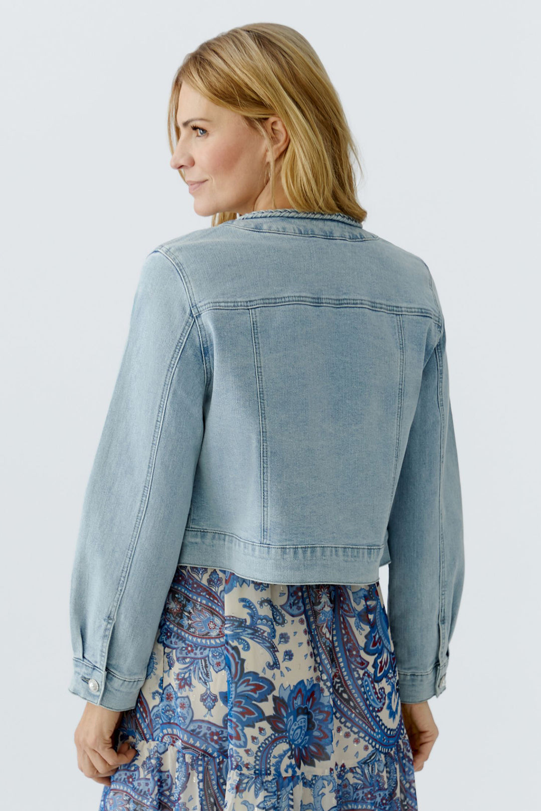 Oui 96342 Blue Denim Jacket 5300